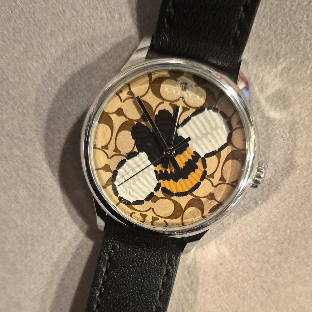 Rare Coach Bumble Bee Watch - Brand New